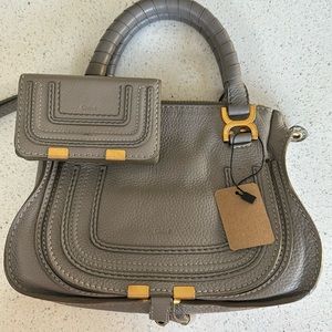*Limited* Small Gorgeous Gray Chloe w/Card Holder